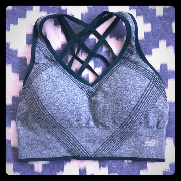 New Balance Other - LIKE NEW! New Balance turquoise padded sports bra